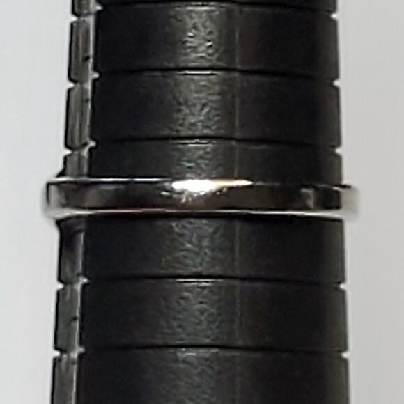 Silver Tone Ring Eyeball Shape Unsigned Sz 10 - Picture 4 of 5